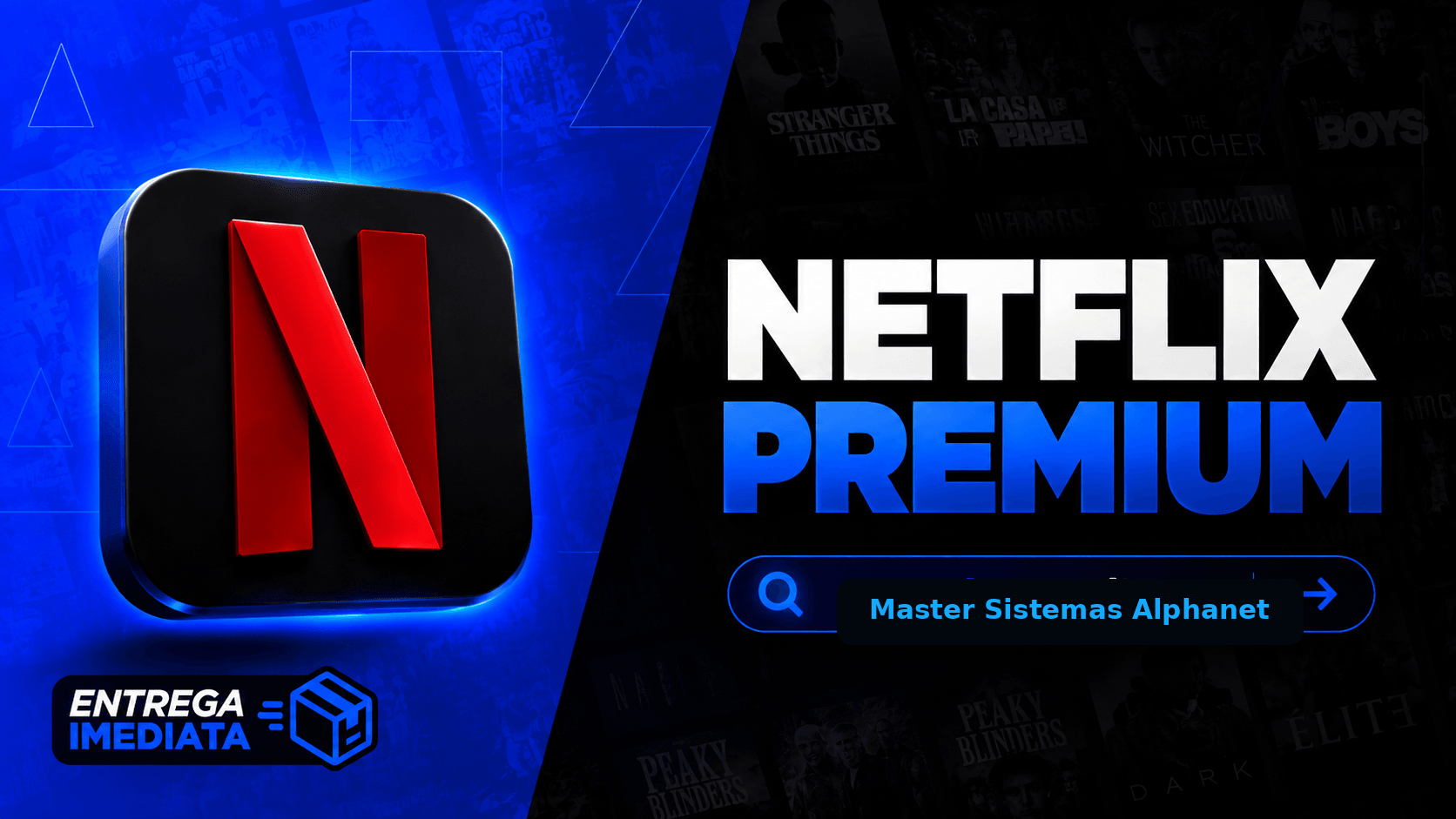 CONTA NETFLIX 4K PREMIUM