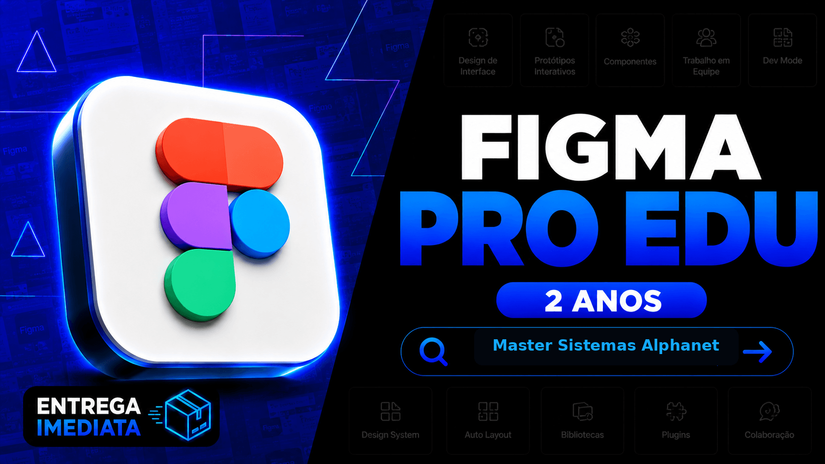 🎨 FIGMA PRO EDU 2 ANOS | 3.000 CRÉDITOS/MÊS