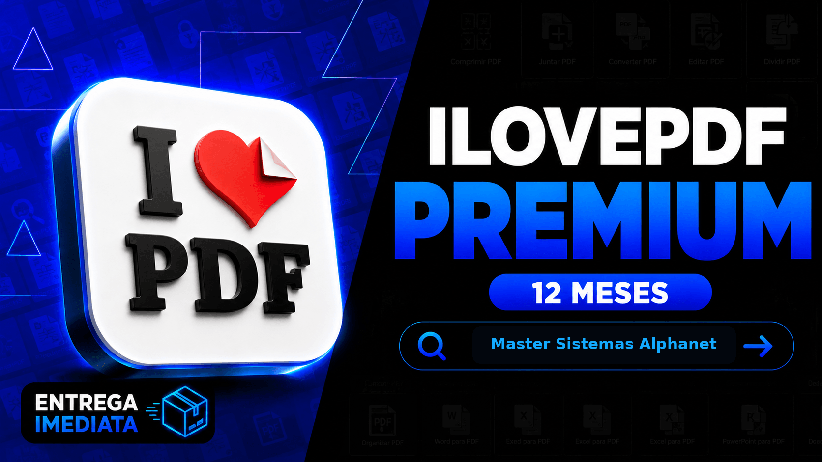📄 ILOVEPDF PREMIUM 12 MESES | CONTA PRIVADA